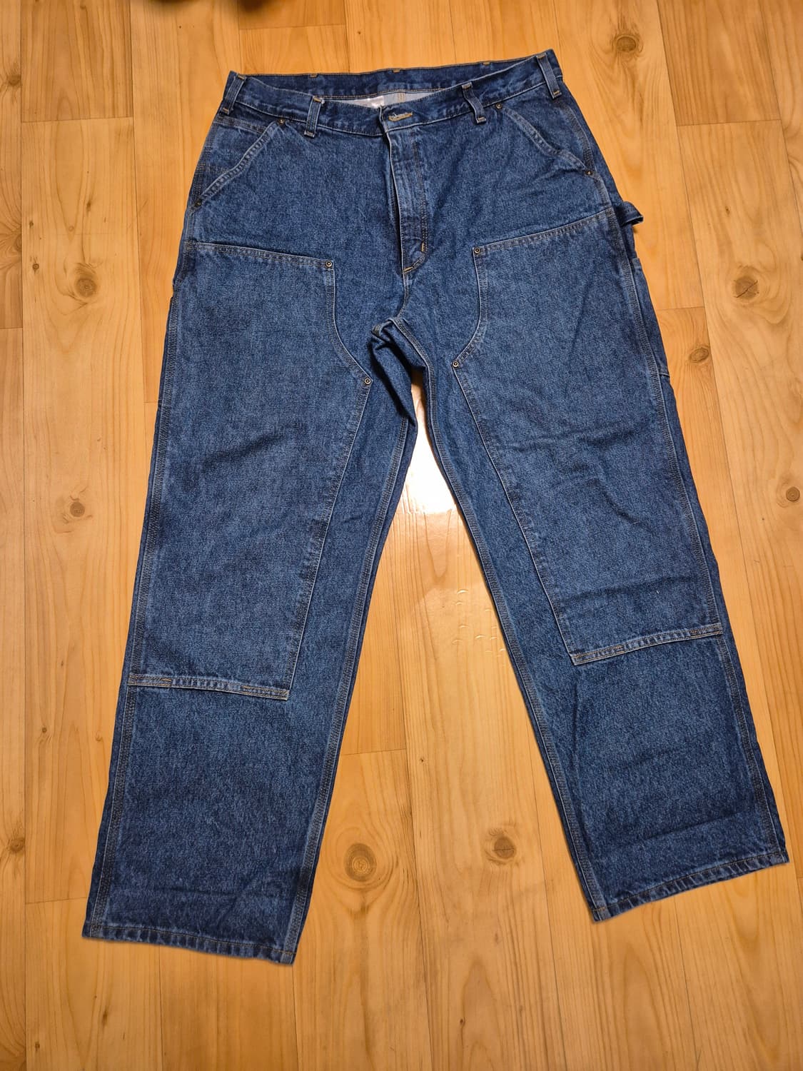 칼하트 더블니 38x32 가죽탭 상품이미지1