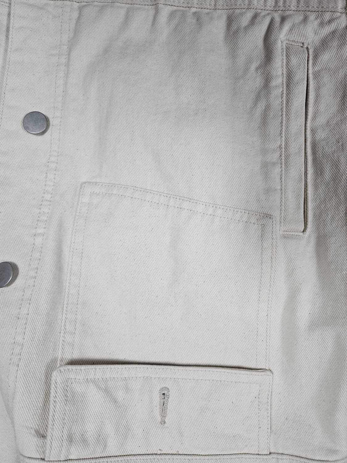 무신사 스탠다드 오버사이즈 데님 트러커 자켓 크림 상품이미지5