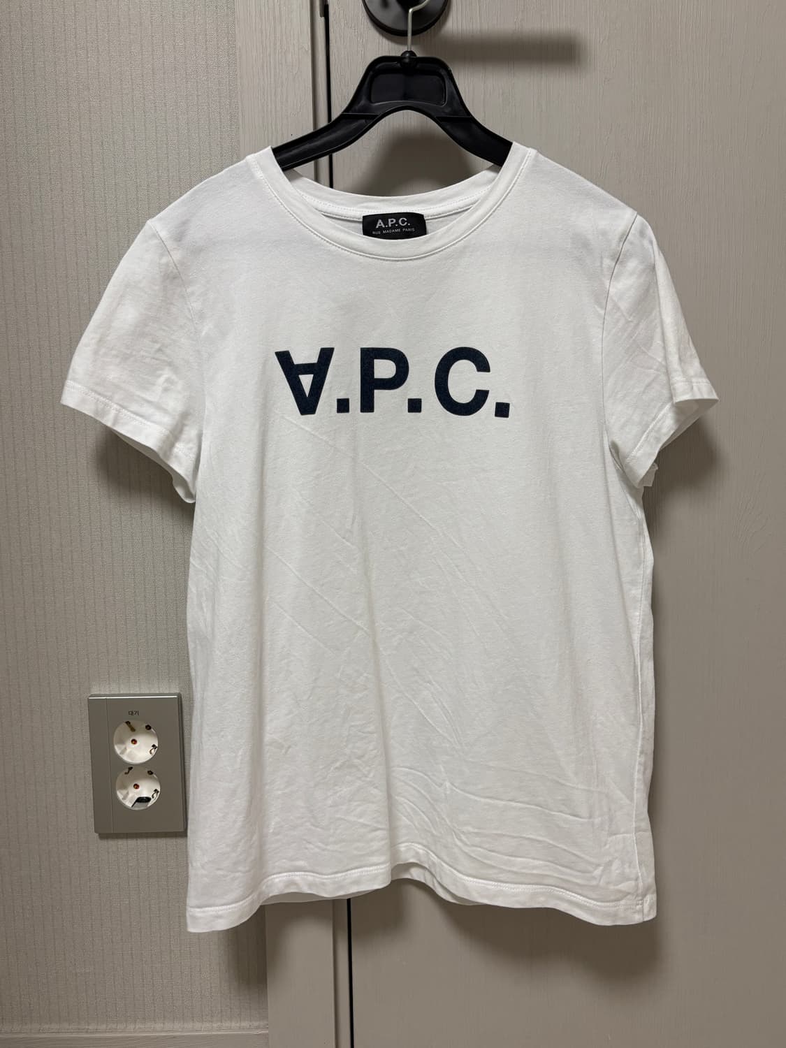 아페쎄 VPC 반팔 티셔츠 화이트 다크 네이비 S 상품이미지2