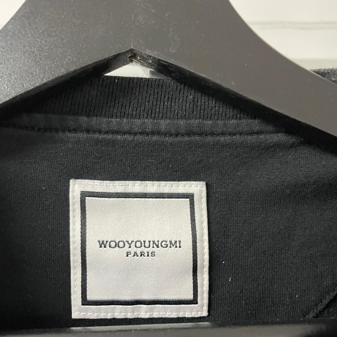 2022 우영미 반팔 티셔츠 블랙 54  상품이미지5