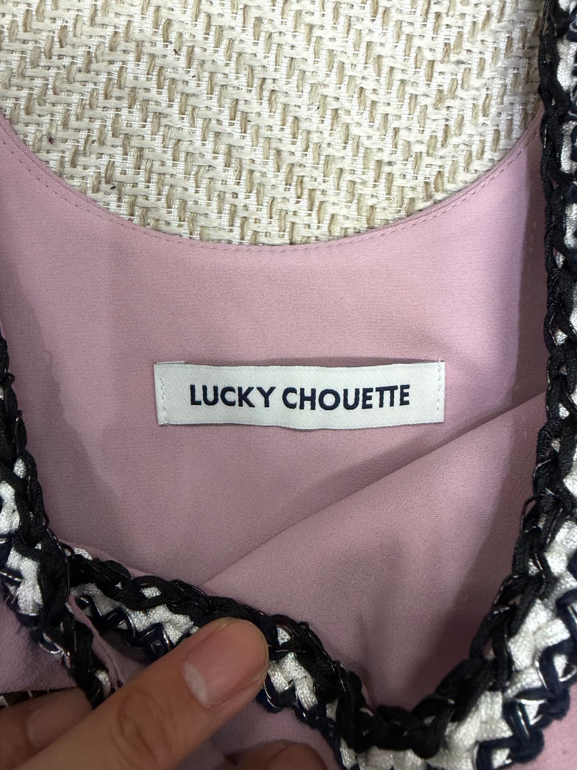 정품) 럭키슈에뜨 21ss 롱 원피스 36 상품이미지7