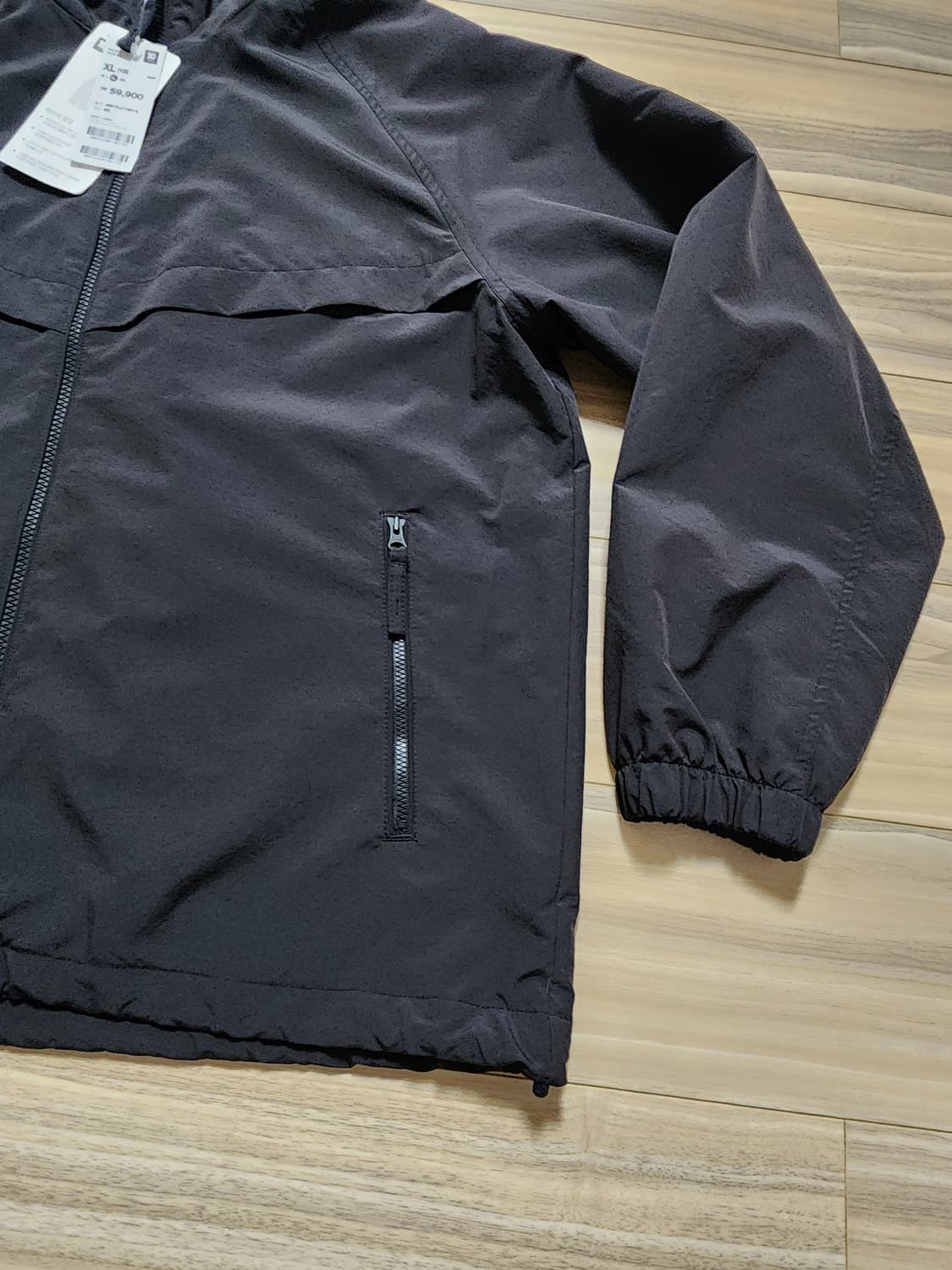 탑텐하이넥집업점퍼105사이즈바람막이자켓블랙 상품이미지2