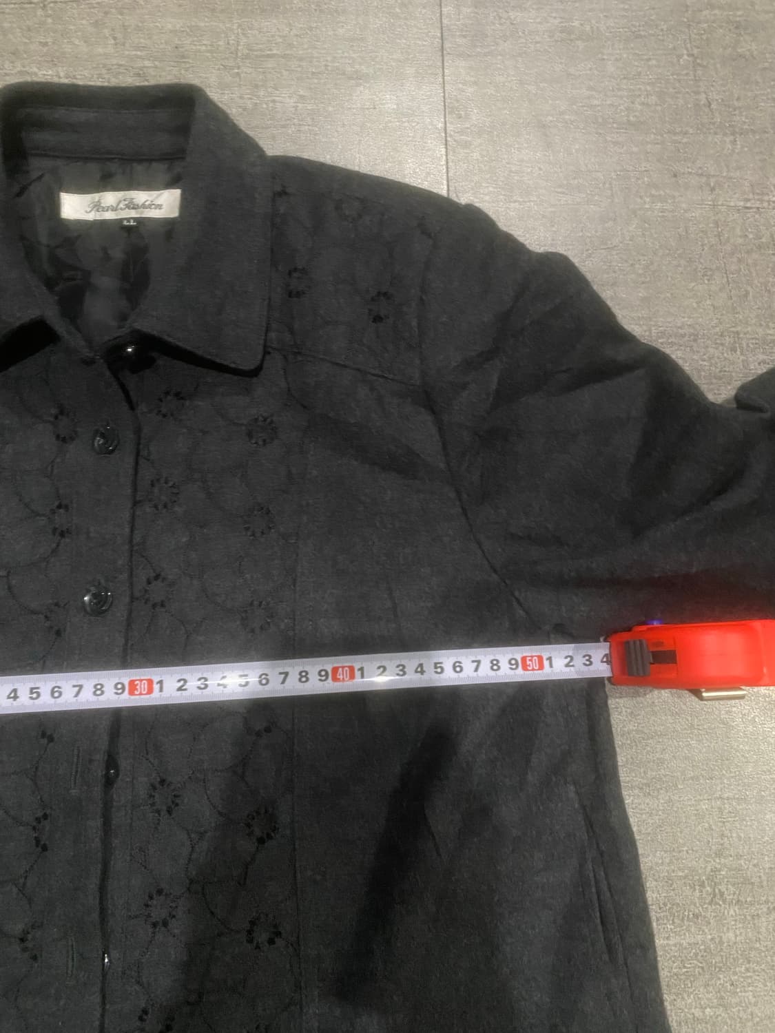 일본빈티지 Peanlfahicn 하구미모리걸 할메카지 플라워패턴 자켓 상품이미지3