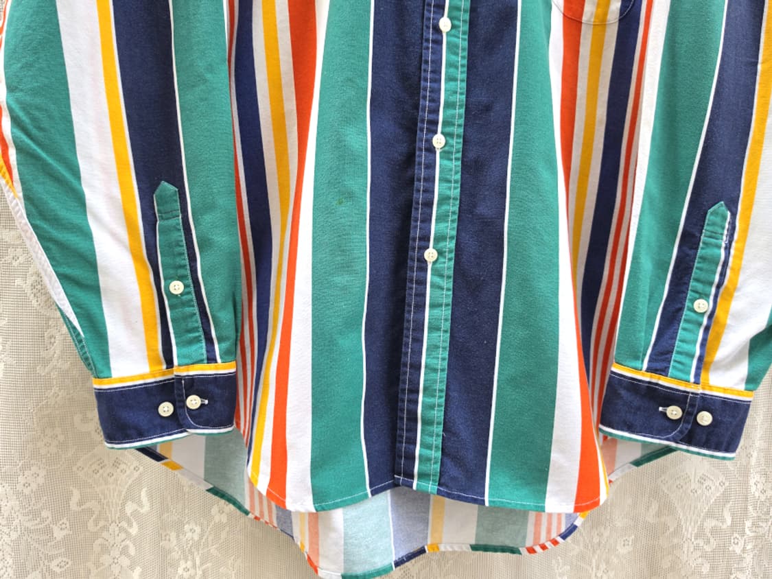 90s 타미 힐피거 멀티 컬러 셔츠 상품이미지4