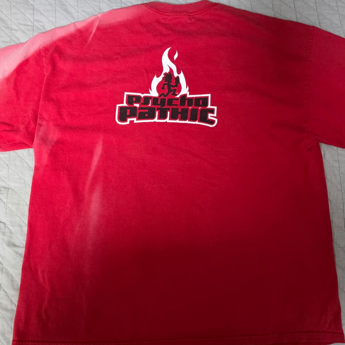 [3XL] 00s ICP 스타 해칫맨 빈티지 랩티 밴드티 페이드 레드 상품이미지7