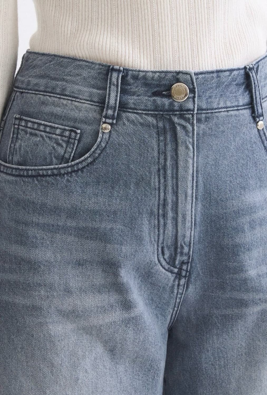 
26SS 타임 프레이드햄 데님 팬츠 상품이미지4