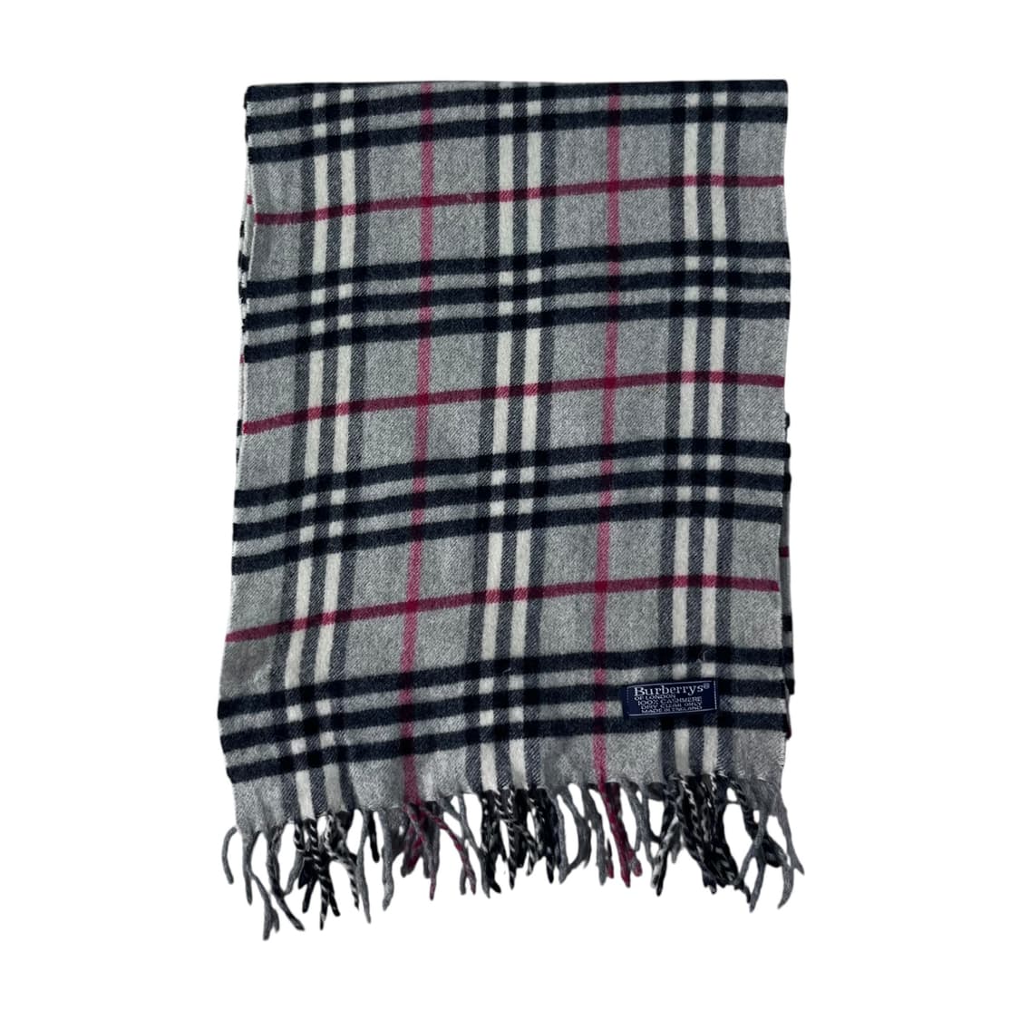 버버리 캐시미어 그레이 노바체크 머플러 상품이미지2