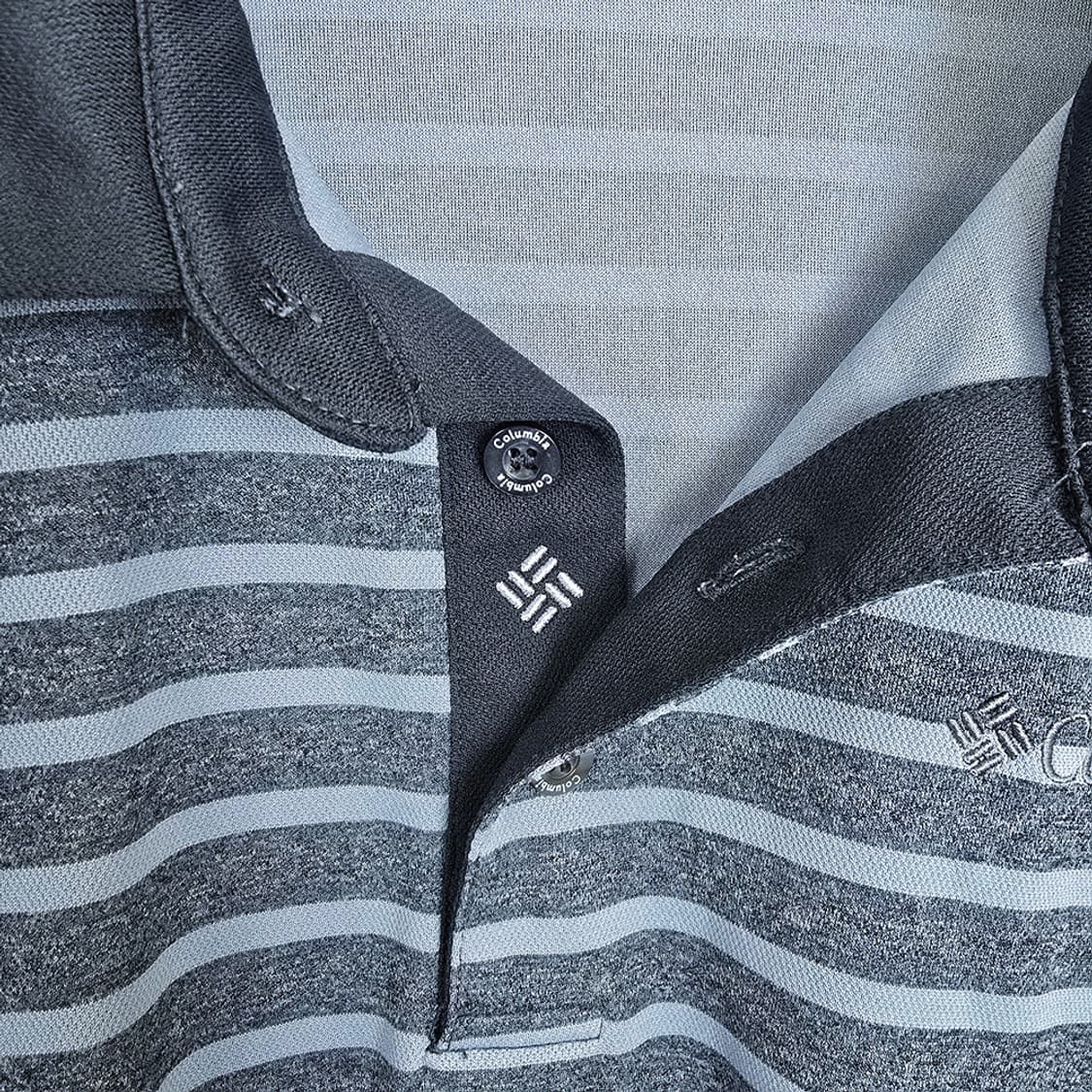 컬럼비아 Columbia 기능성 스트라이프 카라 반팔티 상품이미지3