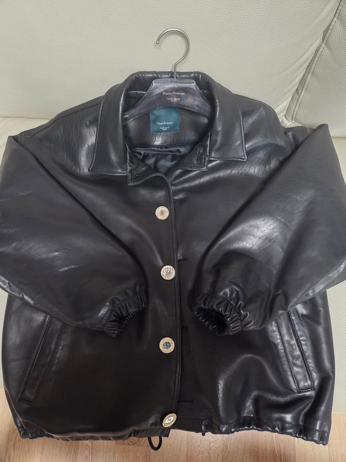 언더마이카 레더 코치자켓 1사이즈 상품이미지2