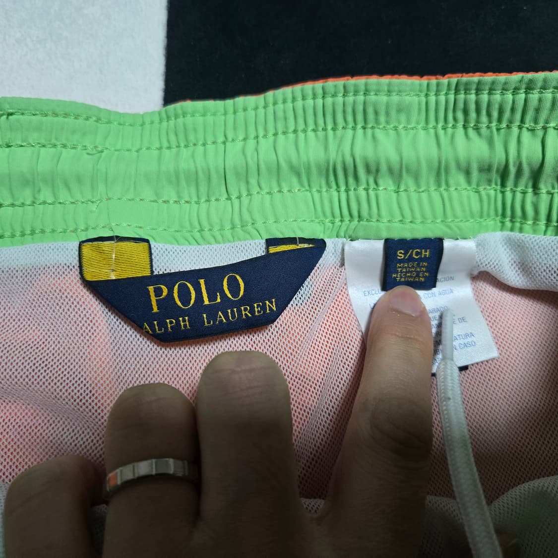 S 폴로랄프로렌 스윔팬츠 오렌지 상품이미지3