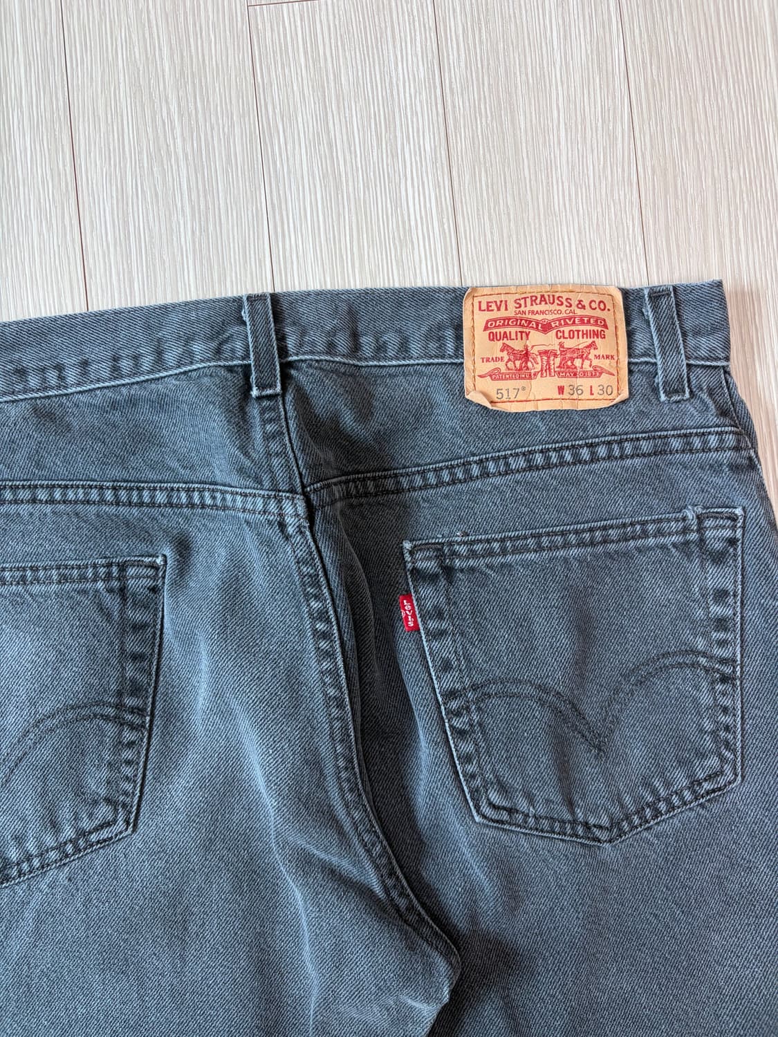 Levis 00s 517 흑청 부츠컷 상품이미지4