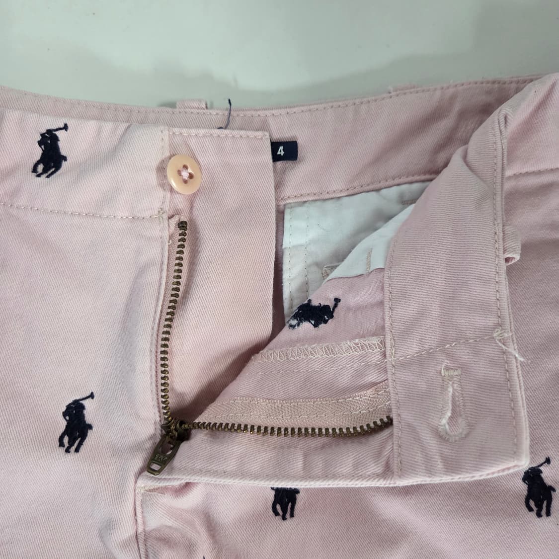 폴로랄프로렌 스포츠 우먼 멀티포니 코튼 쇼츠 연핑크 4 상품이미지3