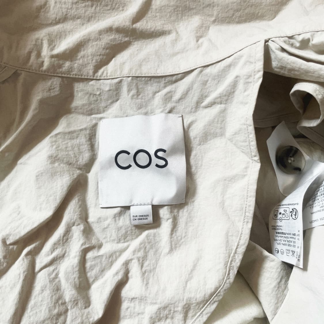 Cos 코스 크롭 자켓 트렌치 자켓 긱시크 아카이브 자켓 크롭 자켓  상품이미지2