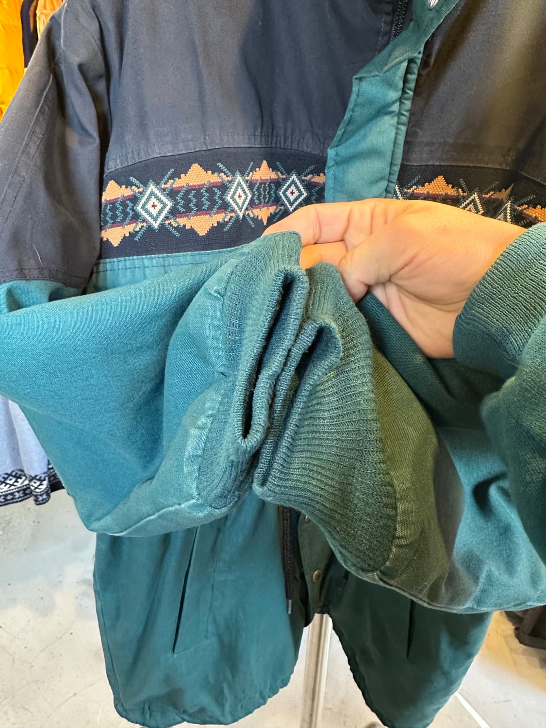 90s Canyon Guide 아즈텍 웨스턴 자켓 made in usa 상품이미지7