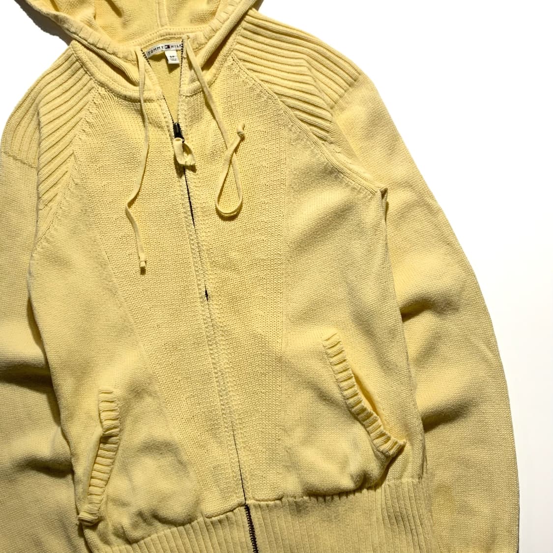 타미힐피거 코튼 후드 집업 니트 상품이미지2