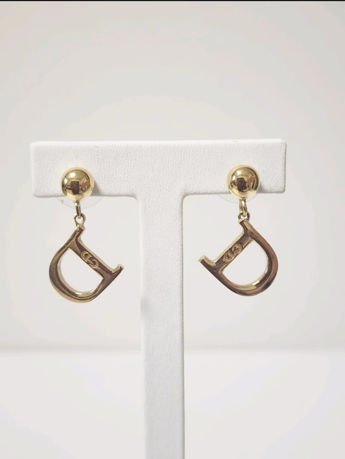 정품 디올 D 장식 골드 귀걸이  상품이미지10