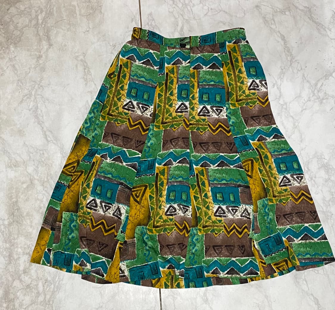 빈티지 여성 롱 치마 허리 28인치 상품이미지5