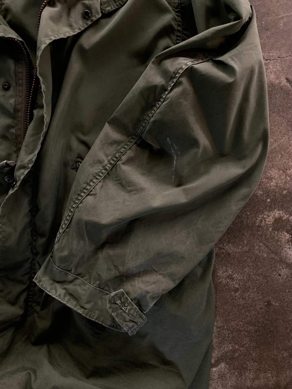 80s 미군 M65 피시테일 파카 아웃쉘 단품 상품이미지7
