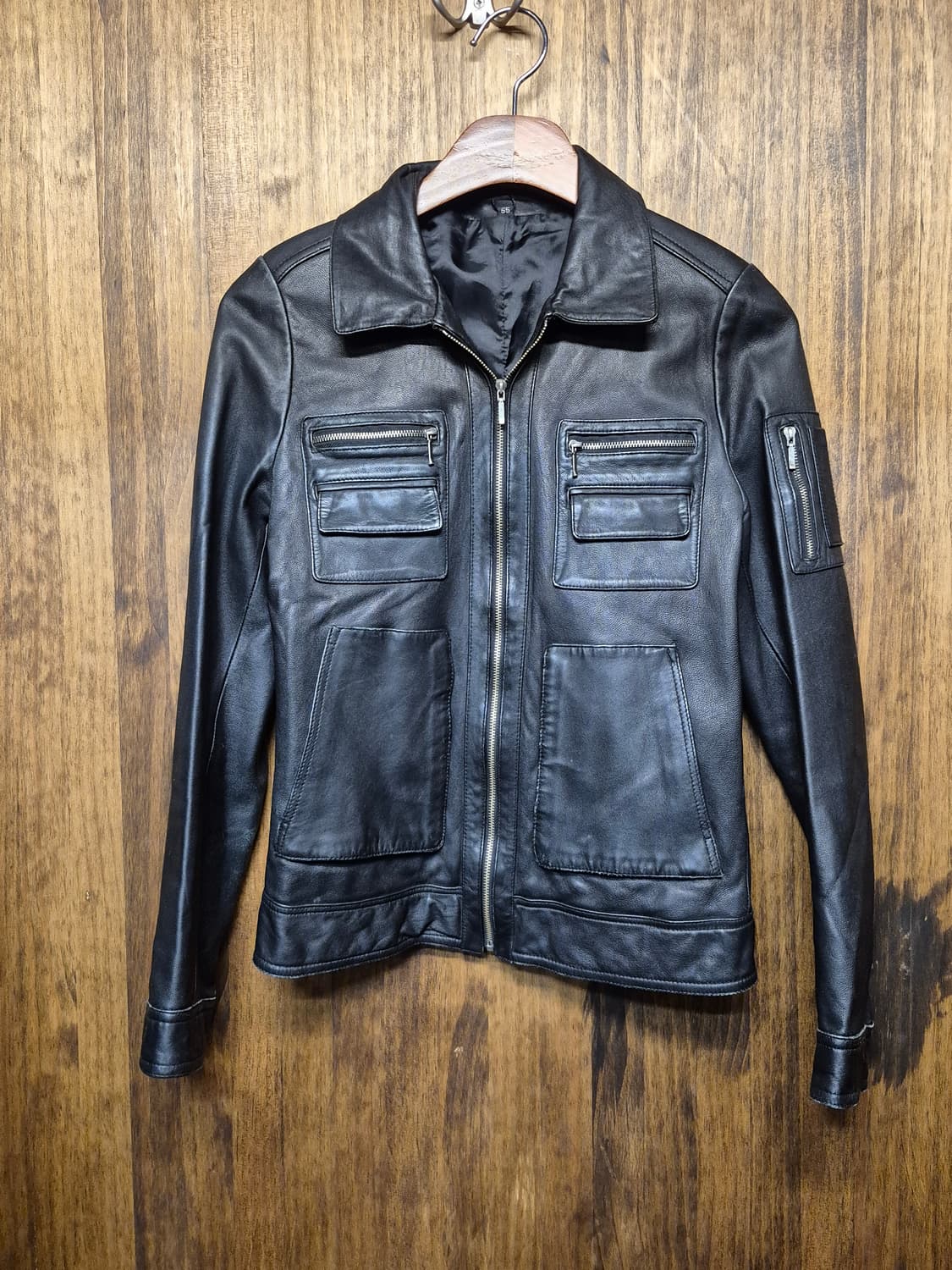 VINTAGE ZIPPER LEATHER JACKET  상품이미지2