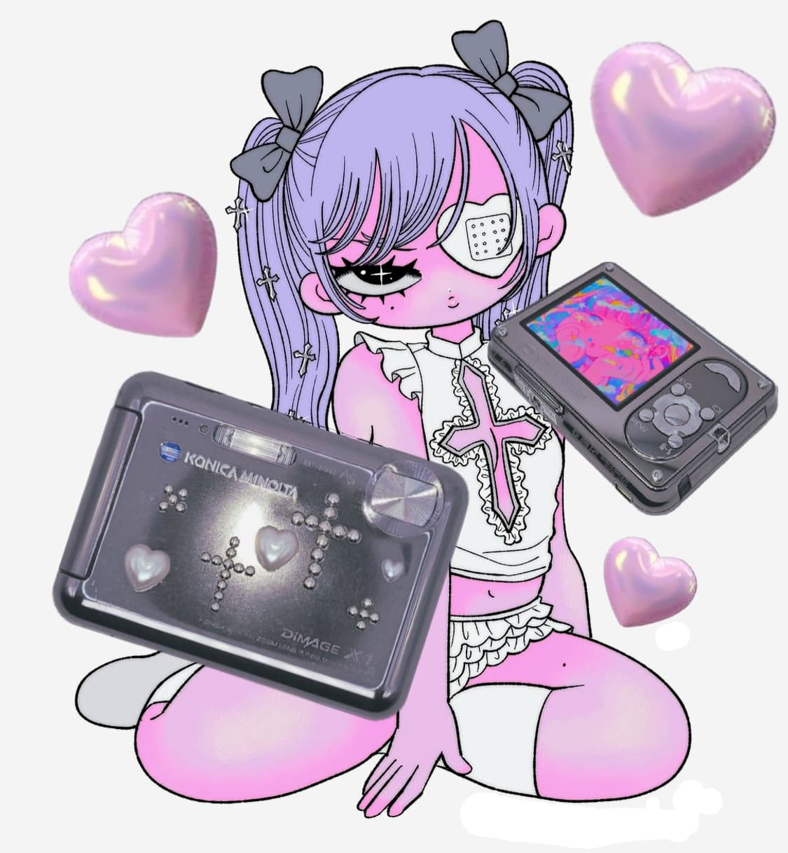 ☆초보입문▪︎한국어☆도킹스테이션☆미놀타 디미지 X1 / 빈티지디카 상품이미지1