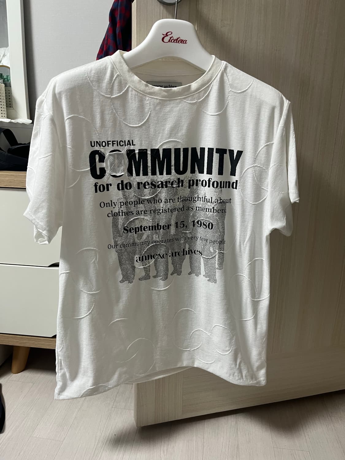 아넥스 아카이브 티셔츠 1사이즈 상품이미지2