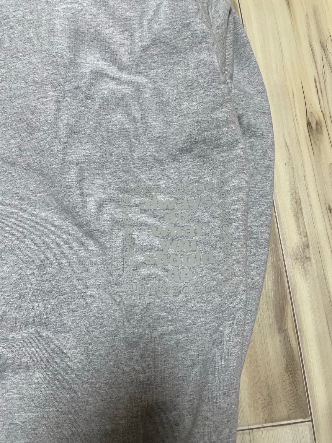 (새상품) always do what you 올웨이즈 회색 후드 XL 상품이미지2