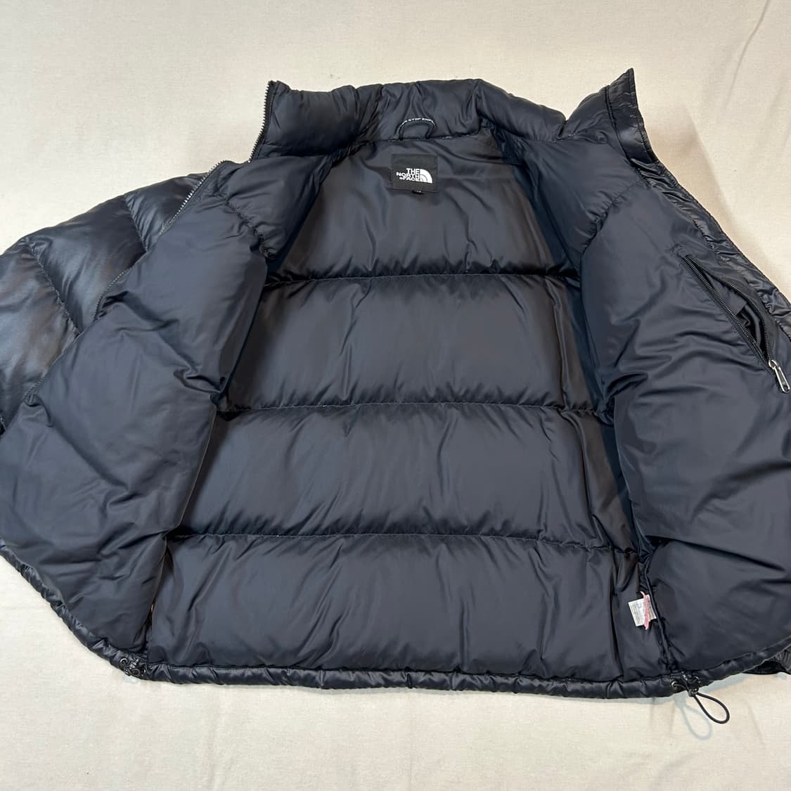 L) 노스페이스 구스다운 눕시 700 블랙 패딩 세탁완료 상품이미지6