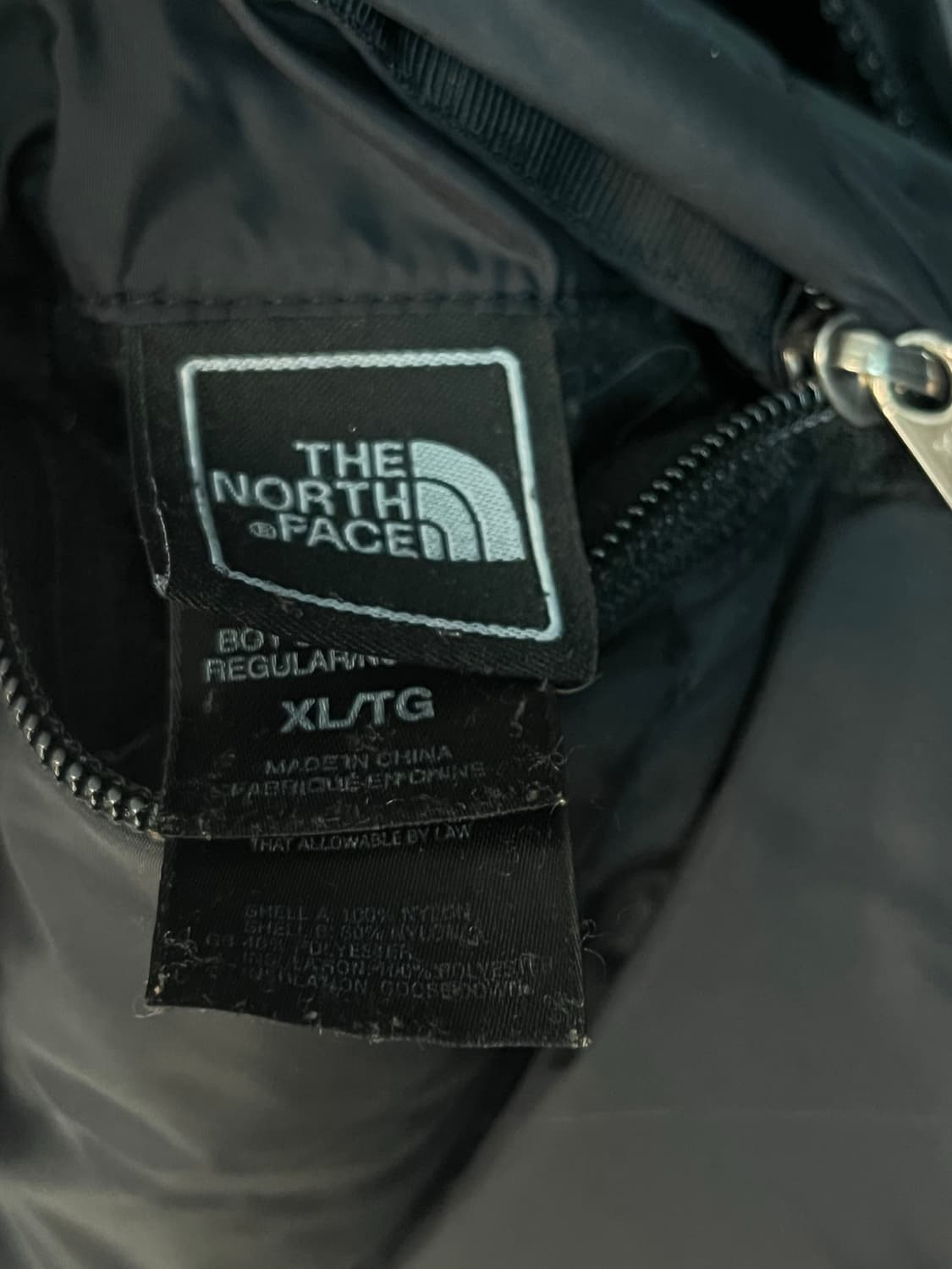 노스페이스 리버시블 550 구스 패딩 블랙 (XL) 상품이미지5