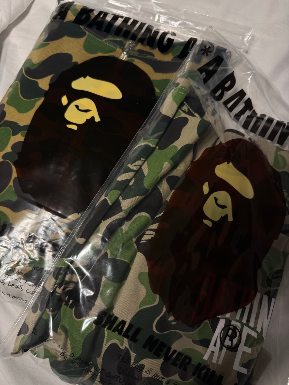 베이프 하프 집업 그린카모 상품이미지5