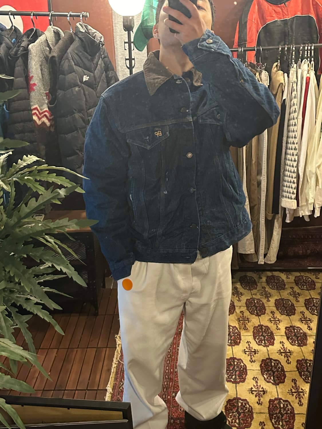 90’s WOOL feed BP denim jacket 상품이미지3