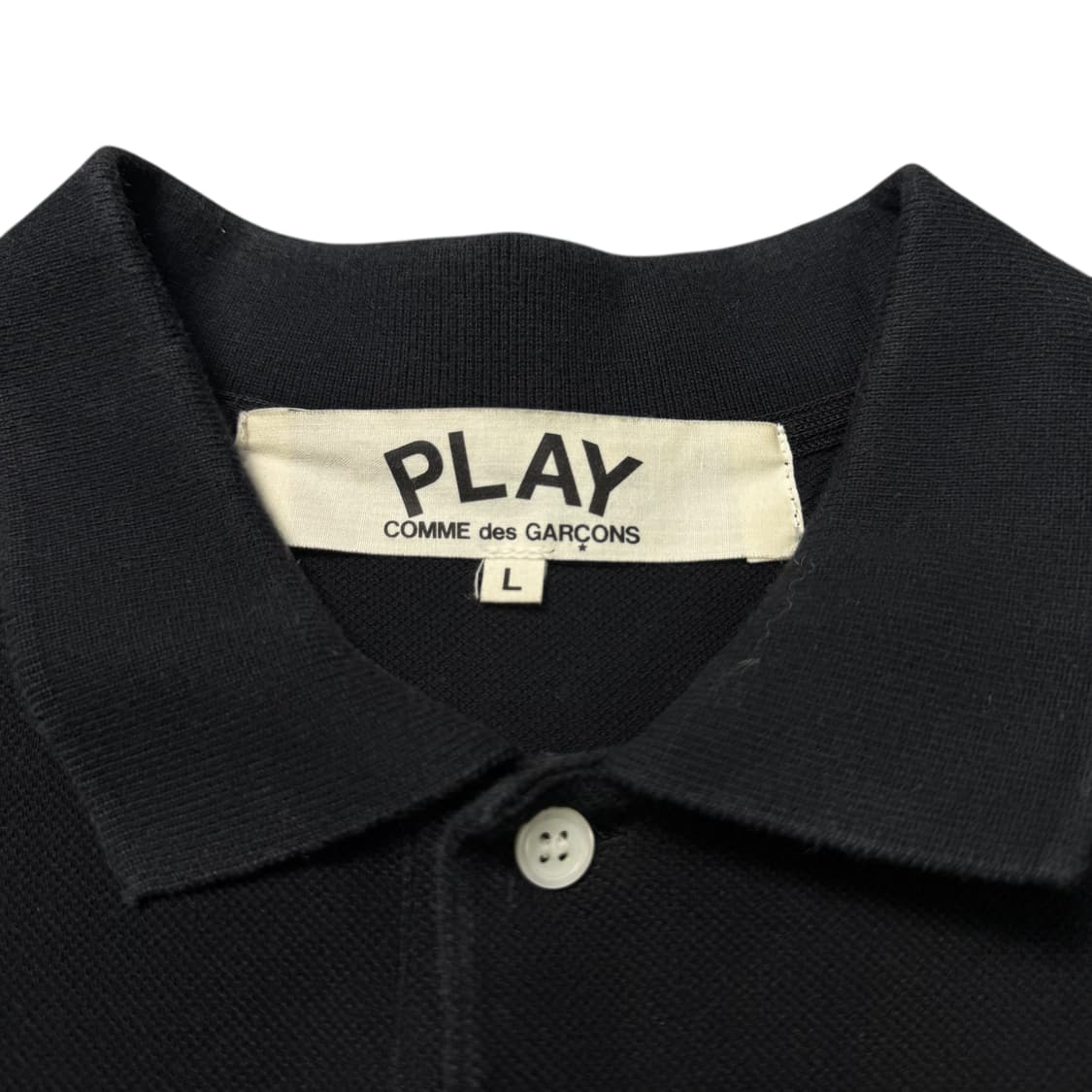 (L) 꼼데가르송 레드와펜 카라티 블랙 상품이미지5