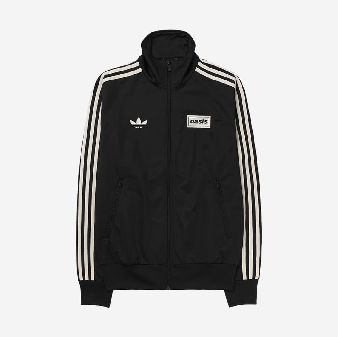 (교환)오아시스 아디다스 파이어버드 트랙탑 져지 블랙 kr사이즈s 상품이미지1