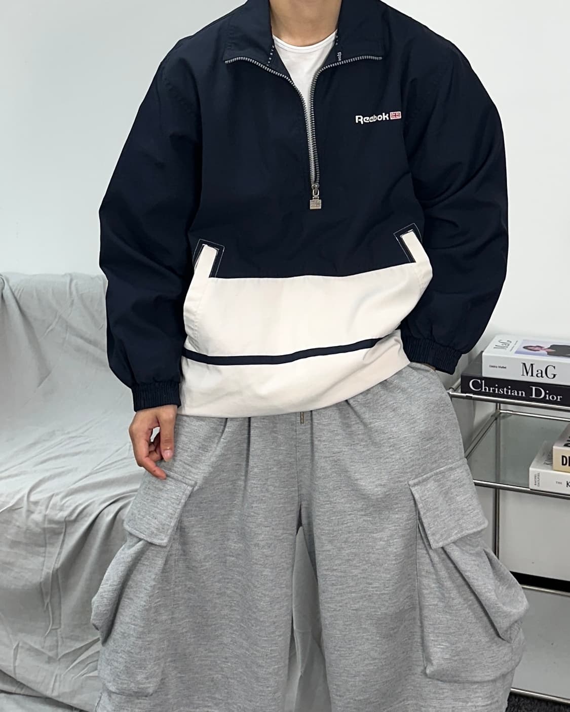 리복 클래식 하프집업 아노락 바람막이 90 상품이미지3