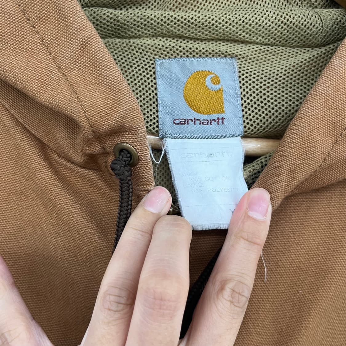 칼하트 후드 워크 자켓 브라운 남XL 상품이미지2