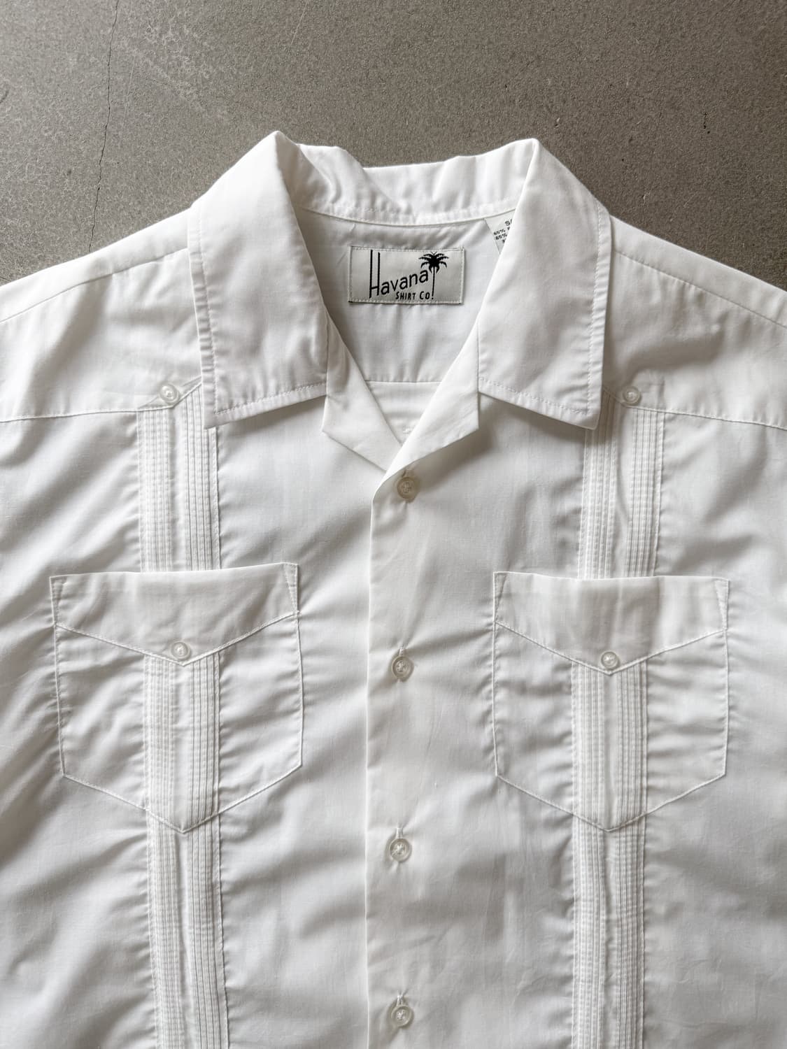 Havana White Guayabera 4 Pocket Shirt 상품이미지2