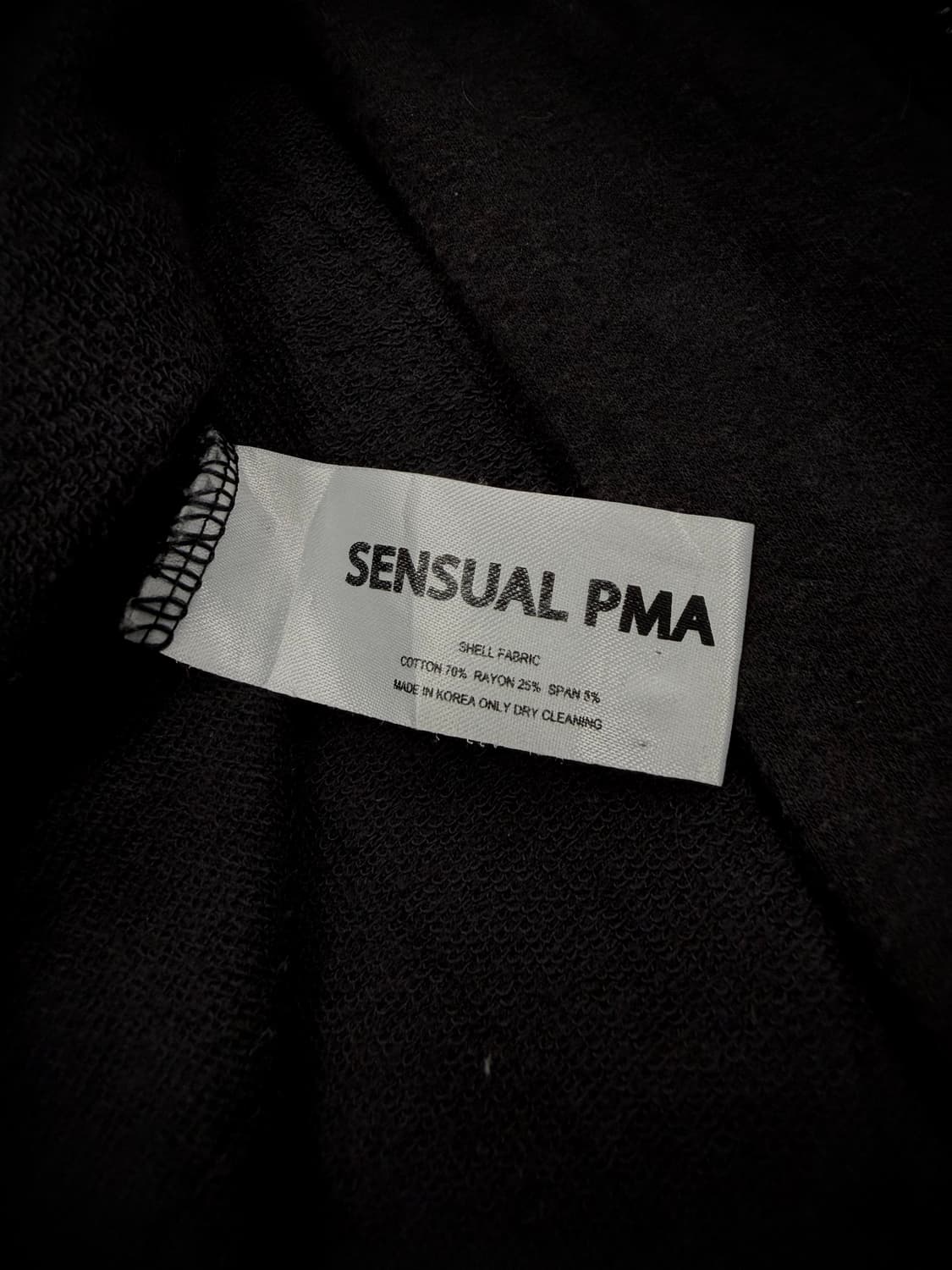 Sensual PMA 스컬 백포인트 사선 지퍼 워싱 후드집업 상품이미지10