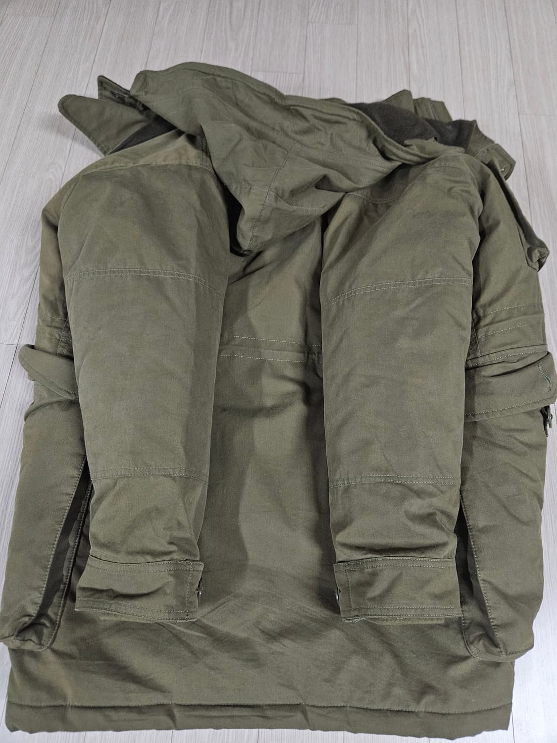 에스피오나지 카키 야상 패딩 점퍼 S (95) 상품이미지6