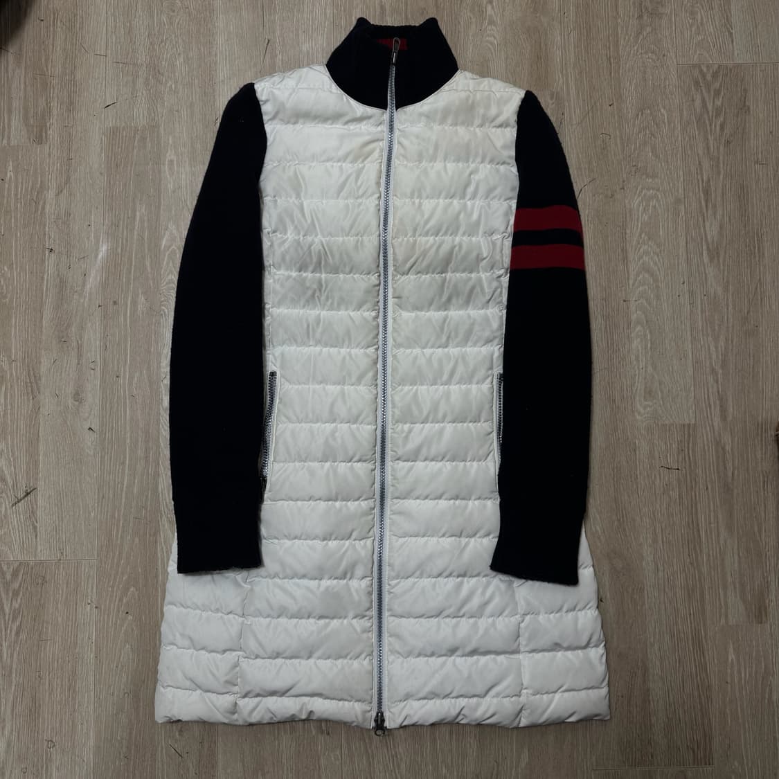 JDX 여성 골프웨어 덕다운 경량 니트 롱패딩 S/90  상품이미지1