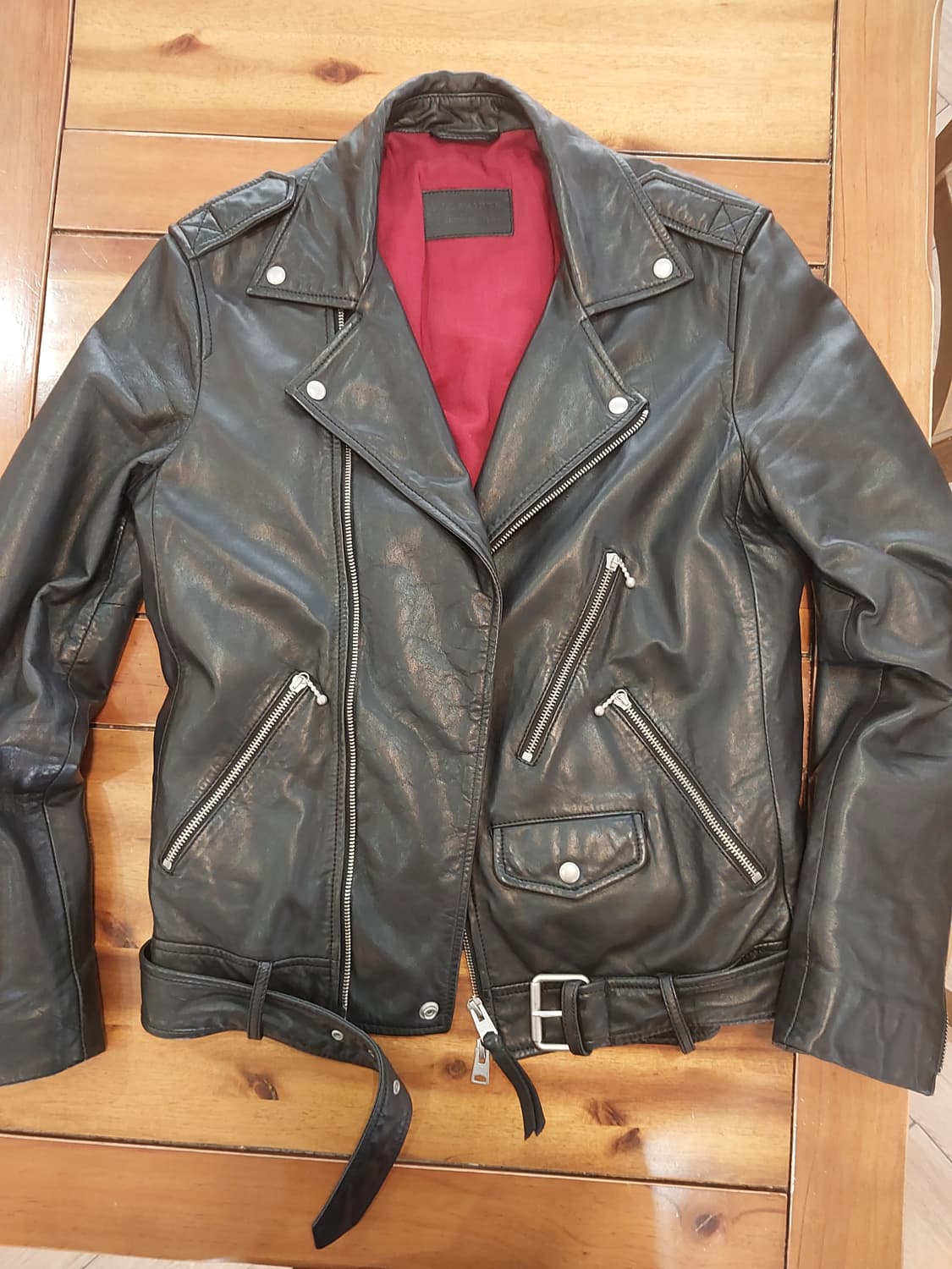 올세인츠 양가죽 라이더자켓 Torrance 95사이즈 상품이미지3