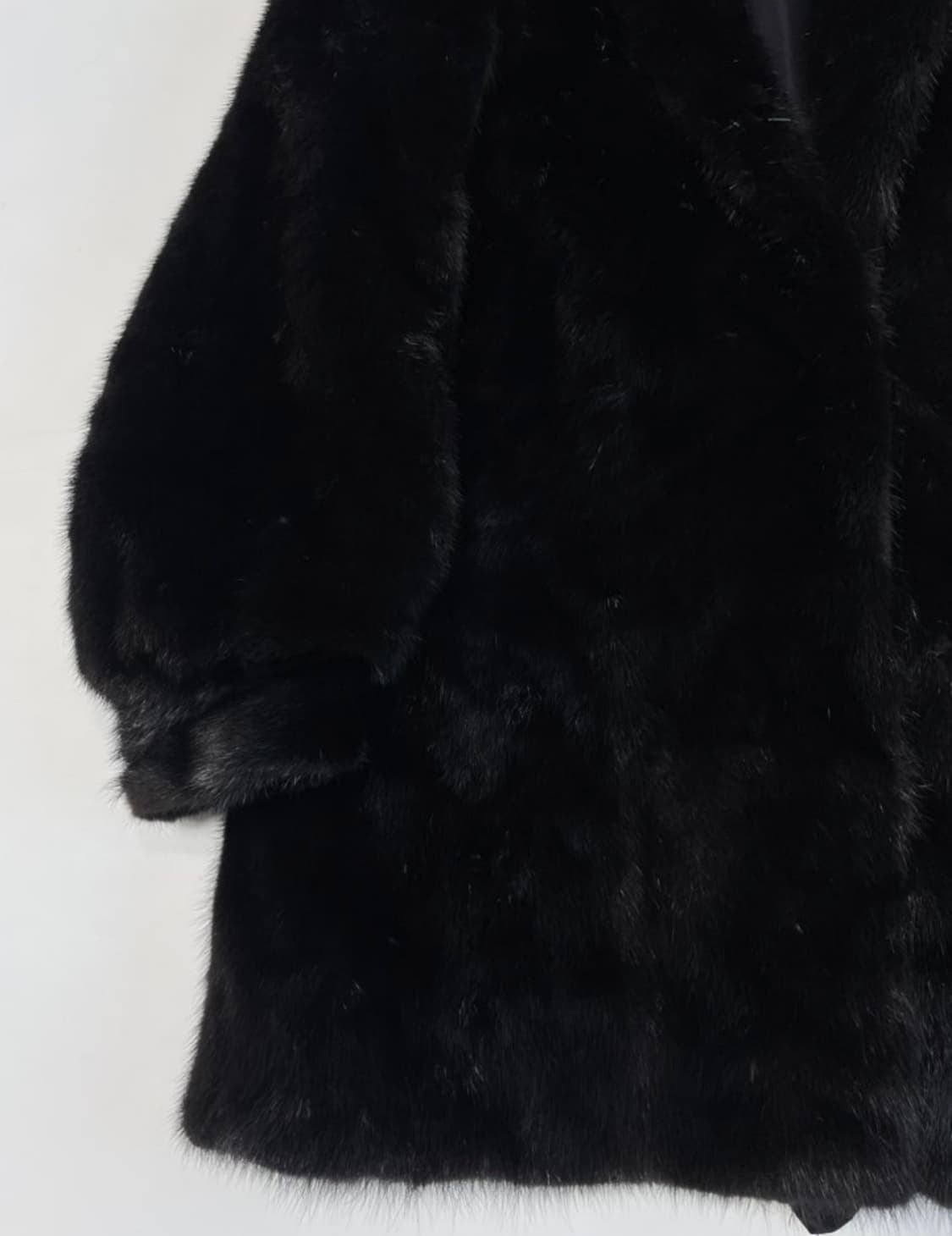 saga mink jacket_black 상품이미지3