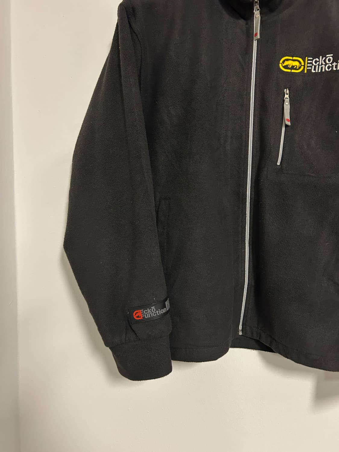 Ecko Gray Fleece Zip-Up Jacket L 상품이미지3