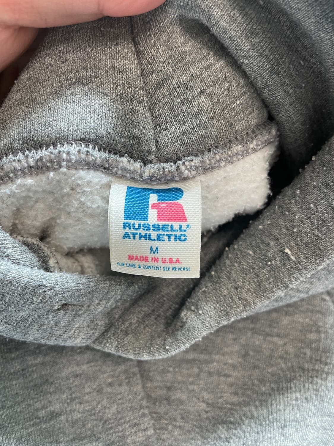 80s 러셀 애슬레틱 후디 그레이 미제🇺🇸 상품이미지4