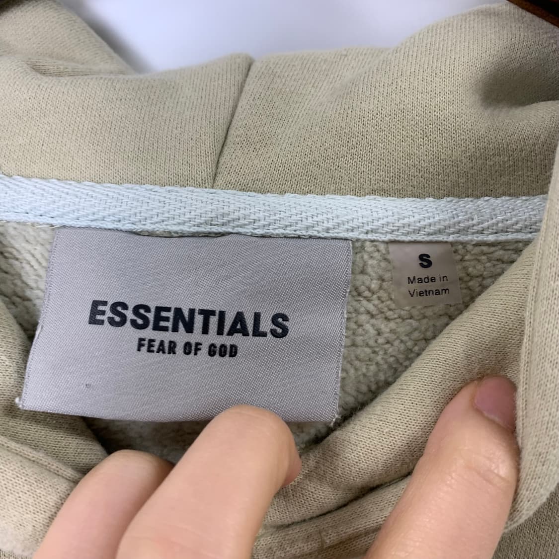 에센셜 피어오브갓 스펠아웃 베이지 스웻 후드티 상품이미지8