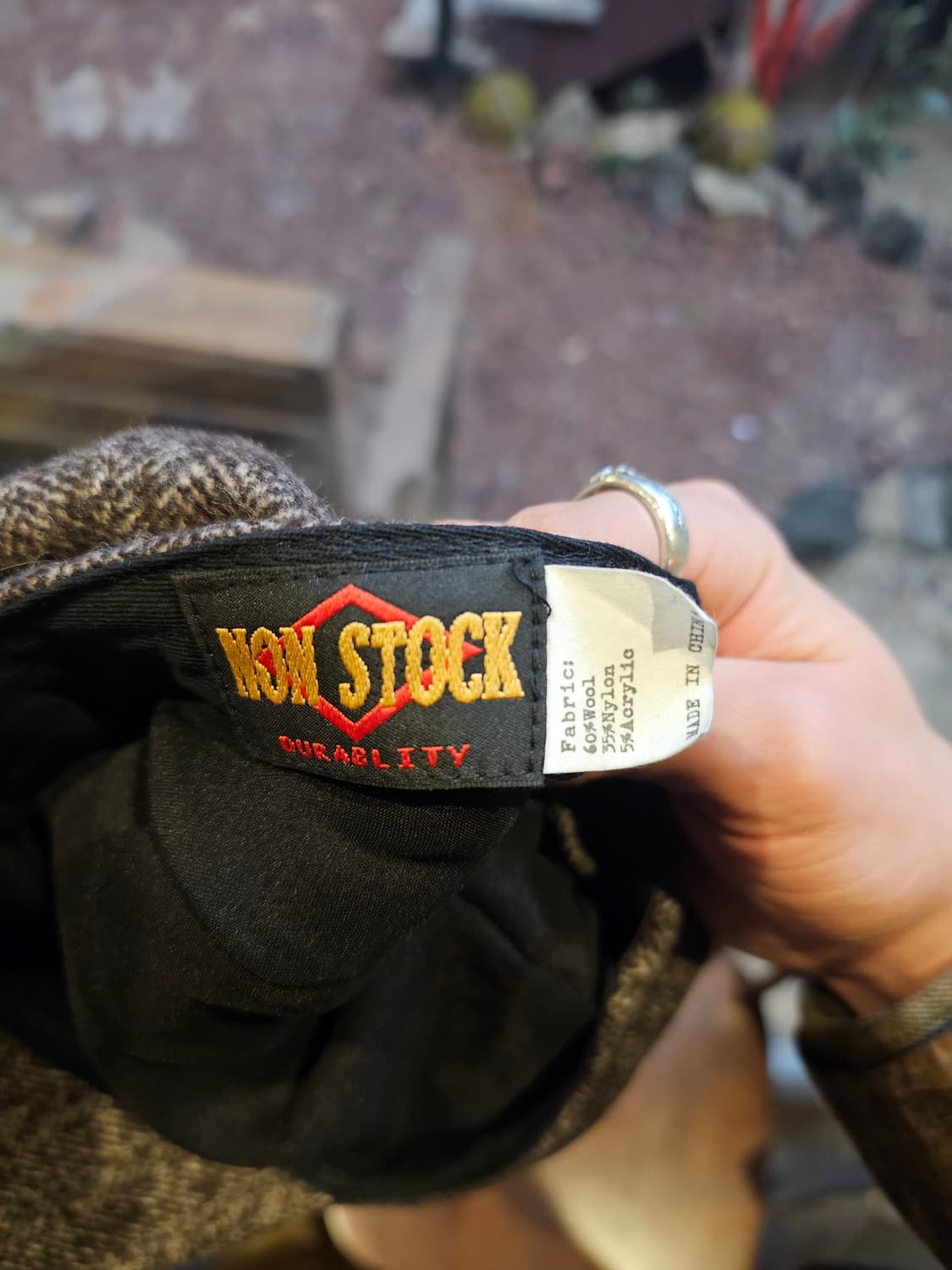 논스탁 헤링본 뉴스보이캡 ( 약58사이즈 ) 상품이미지4