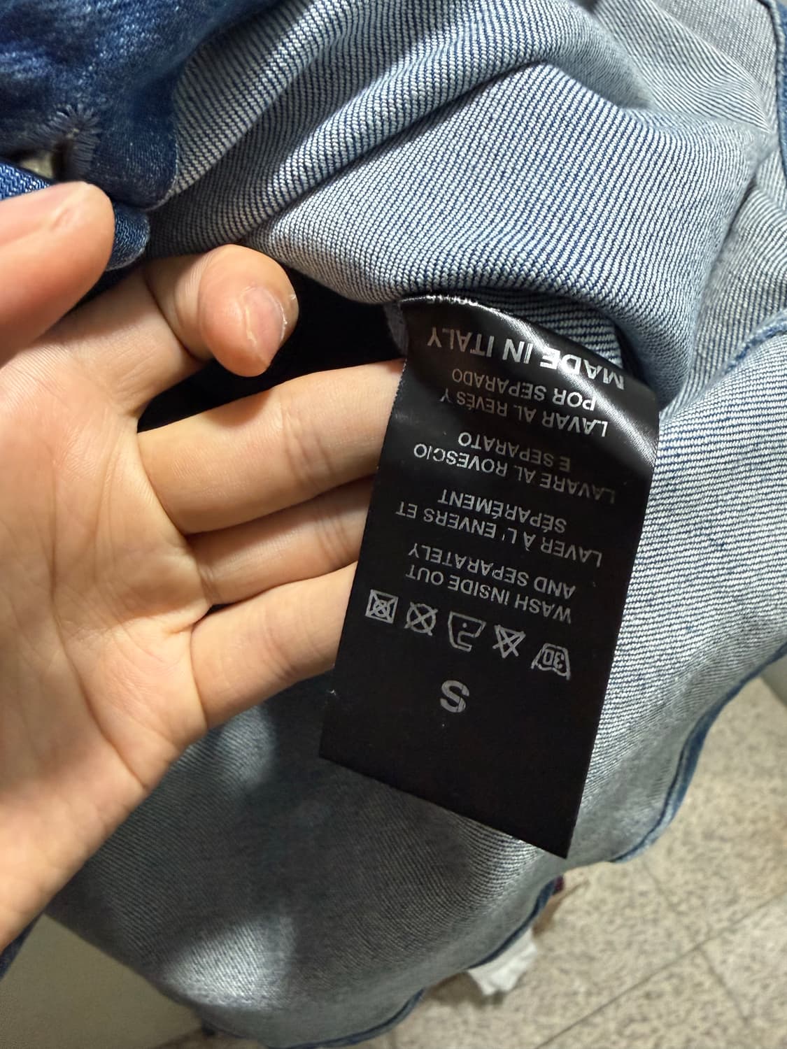 RAF SIMONS(라프시몬스)/패치 데님셔츠/S 상품이미지6