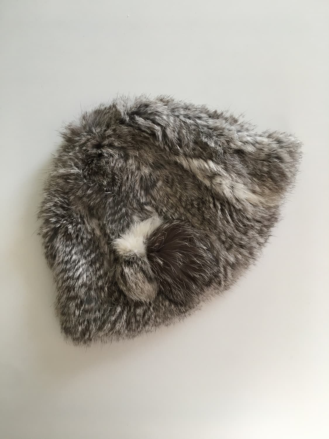 Vintage rabbit fur beanie 상품이미지1
