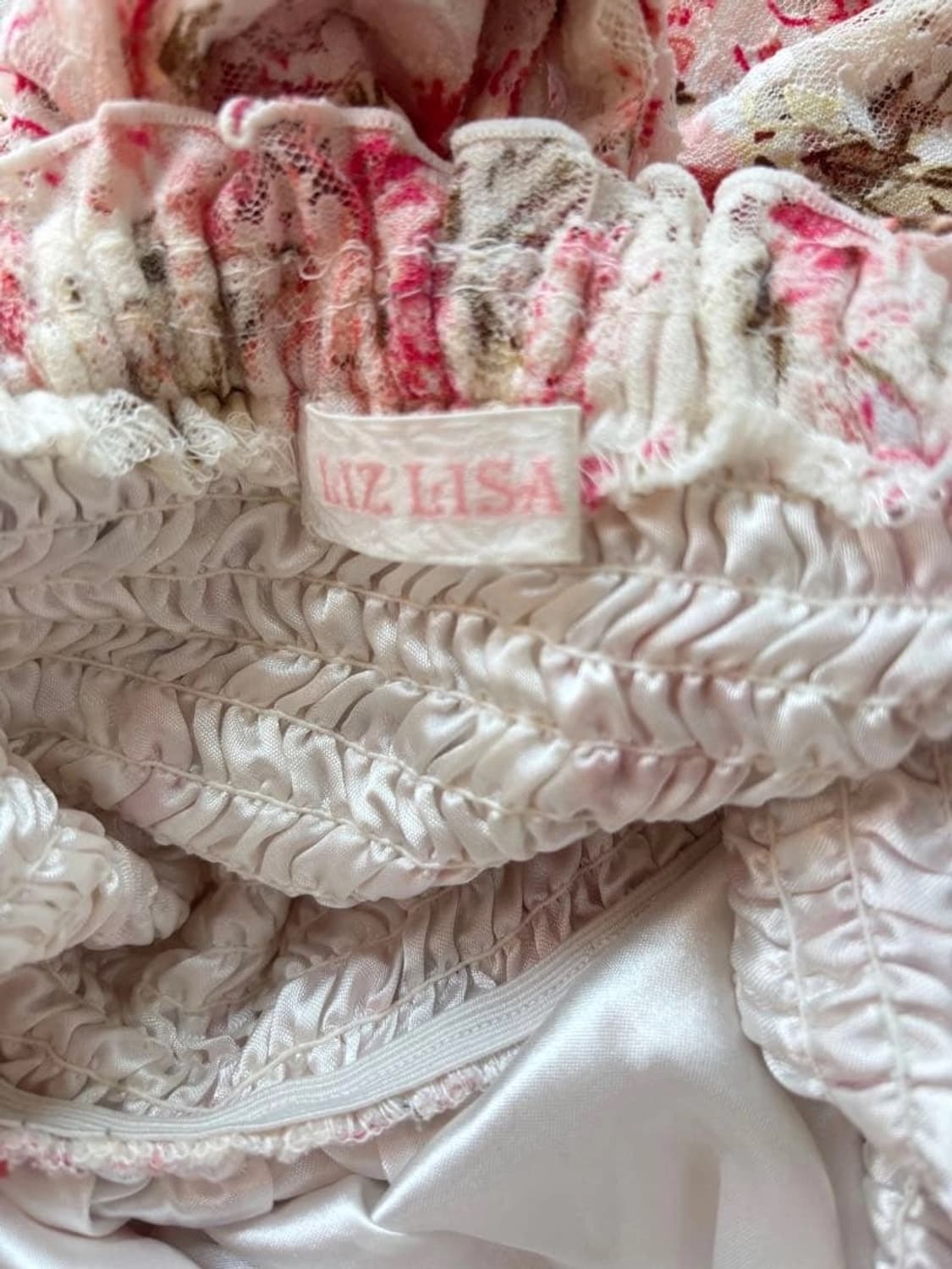 리즈리사 00‘s 고전 프로럴 원피스 히메카지 히메갸루 로맨틱갸루 로걀 상품이미지4