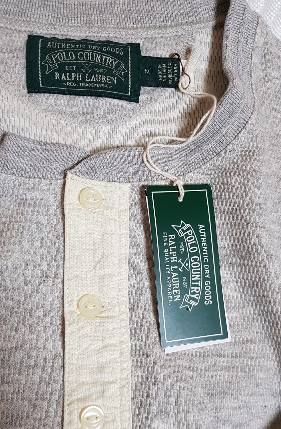 [새상품/M] 폴로 컨트리 헨리넥 티셔츠 팝니다. 상품이미지4