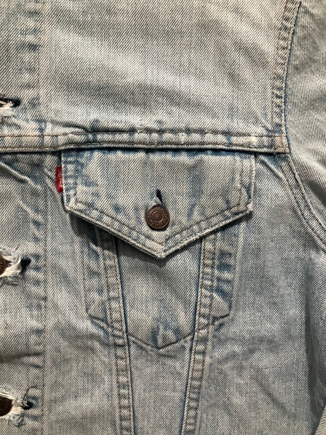 🇺🇸 70~80s USA 빈티지 리바이스 70505 데님 자켓 상품이미지3
