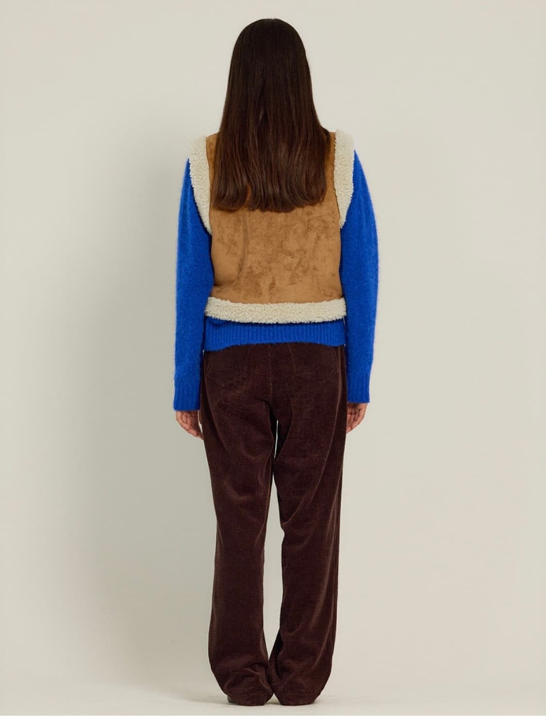 시엔느 (Sienne) Cambon Shearing Vest - Beig 상품이미지8